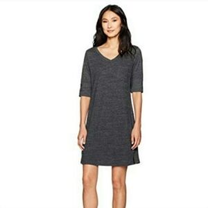 Prana Matilda Dress In Heathered Black